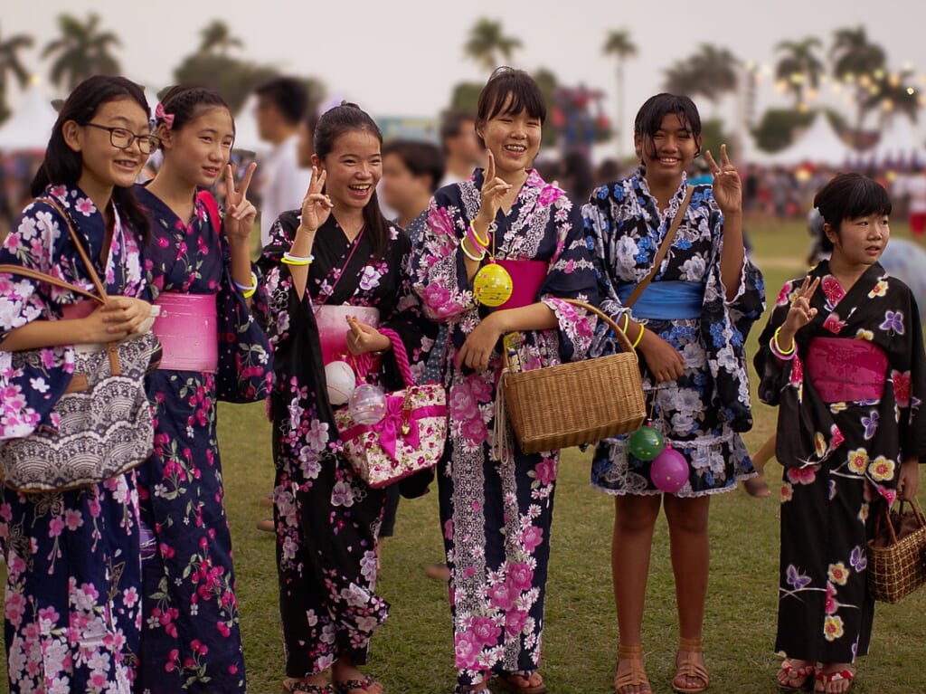 鎌倉浜の盆踊り大会